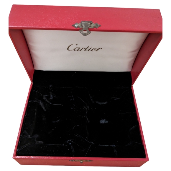 Large rare Vintage Cartier velvet lined Jewelry box - Picture 16 of 16